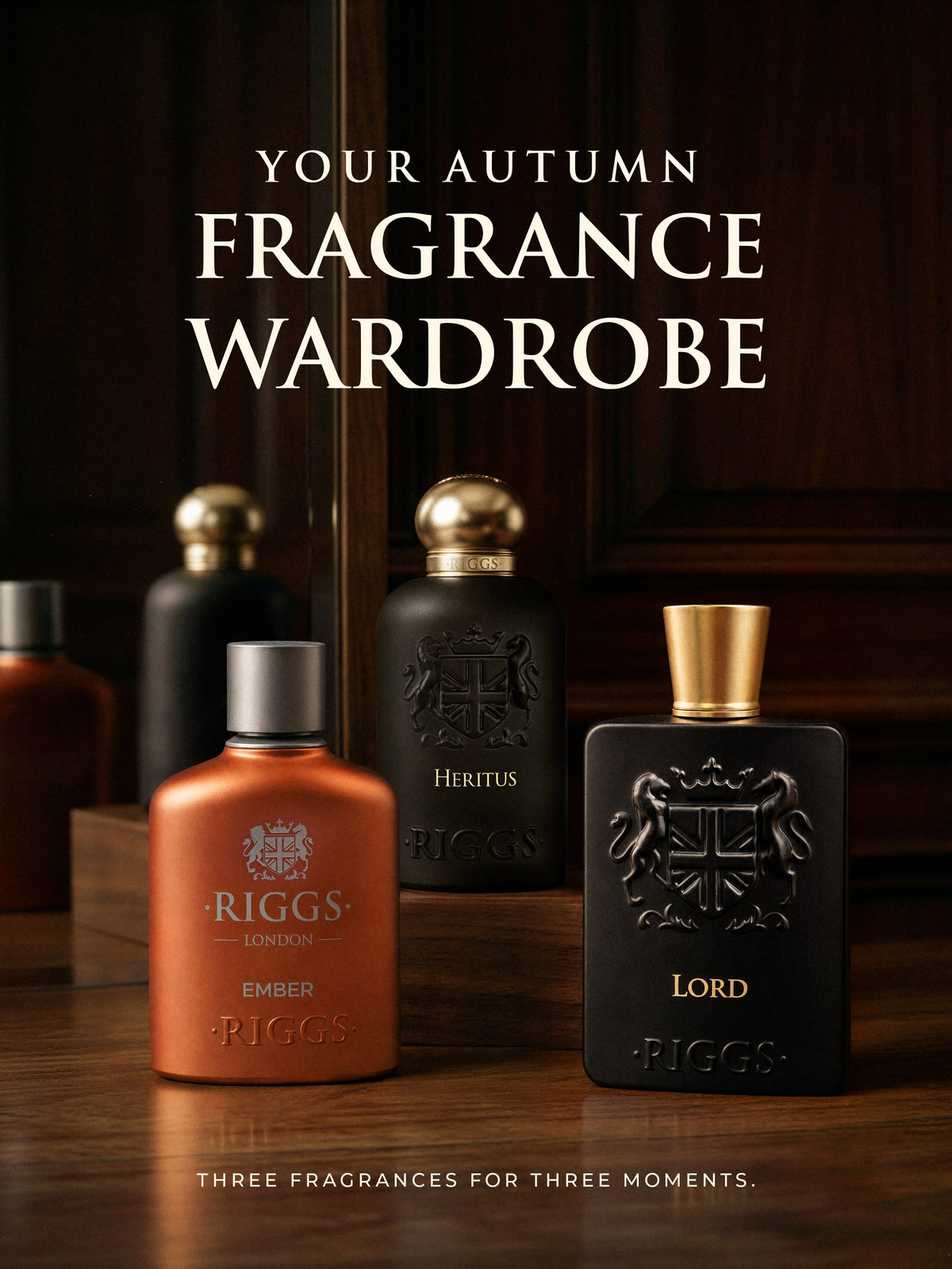 Trois fragrances, mille façons de se distinguer